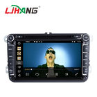 4GB RAM Android Auto Double Din Volkswagen Golf Dvd Player Front Camrea Rear Camera